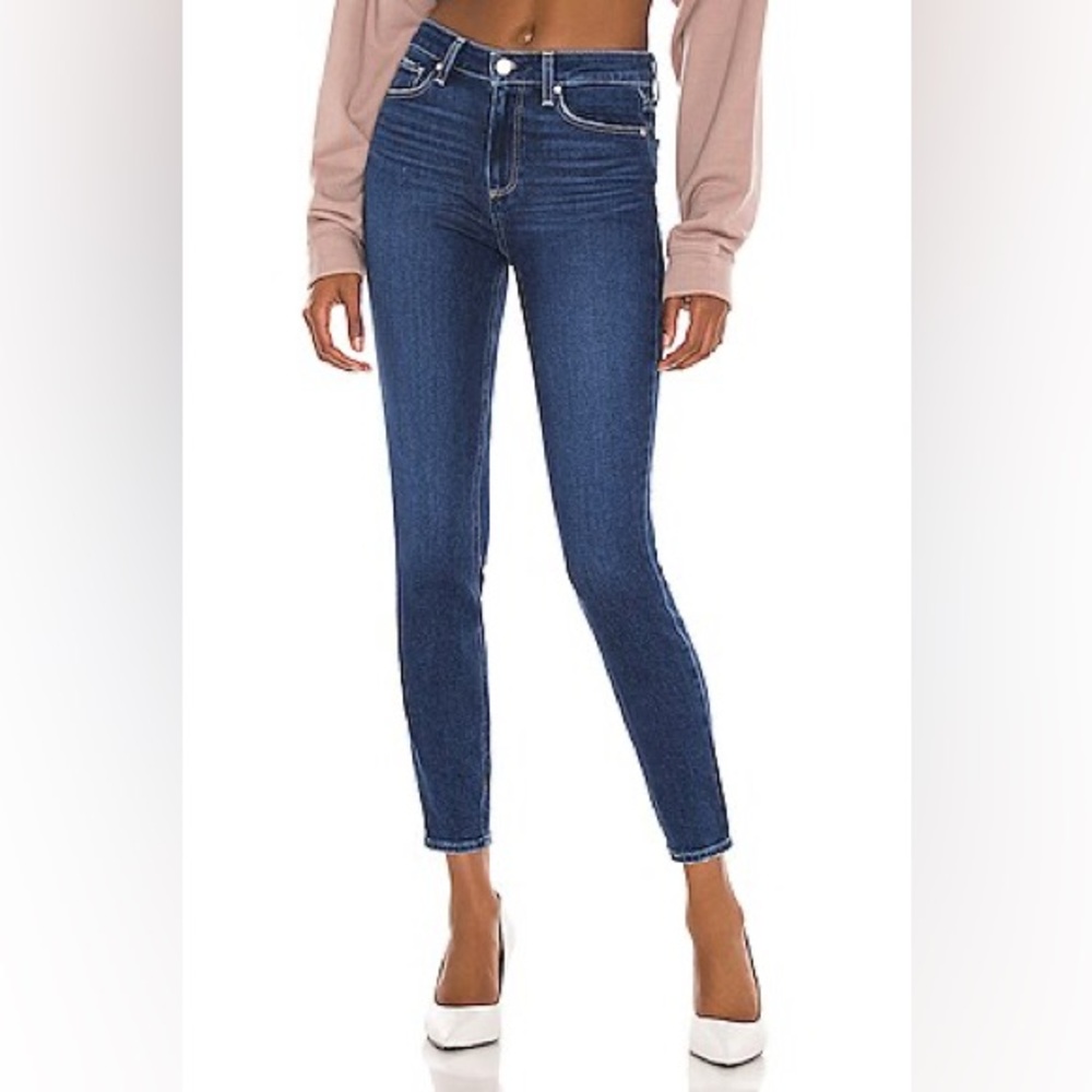 Paige High Rise Muse Skinny Ankle Jeans Soho Denim Stretch Casual Women’s 30